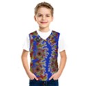 Authentic Aboriginal Art - Waterholes (Corella) Kids  Basketball Tank Top View1