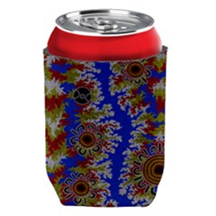 Authentic Aboriginal Art - Waterholes (corella) Can Holder by hogartharts