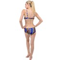 Authentic Aboriginal Art - Waterholes (Corella) Layered Top Bikini Set View2