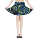 Authentic Aboriginal Art - Circles (Paisley Art) Mini Flare Skirt View3