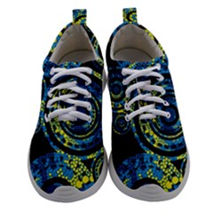 Authentic Aboriginal Art - Circles (paisley Art) Women Athletic Shoes by hogartharts