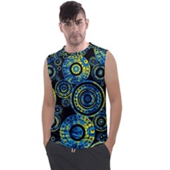 Authentic Aboriginal Art - Circles (paisley Art) Men s Regular Tank Top by hogartharts