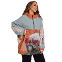 adorable-dog-with-abstract-colorful-graphic-background Women s Ski and Snowboard Waterproof Breathable Jacket View2