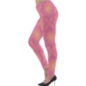 Fuzzy Peach Aurora Pink Stars Lightweight Velour Leggings View3