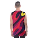 Abstract Fire Flames Grunge Art, Creative Men s Basketball Tank Top View2