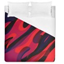 Abstract Fire Flames Grunge Art, Creative Duvet Cover (Queen Size) View1