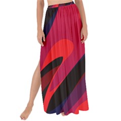 Abstract Fire Flames Grunge Art, Creative Maxi Chiffon Tie-up Sarong by nateshop