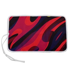 Abstract Fire Flames Grunge Art, Creative Pen Storage Case (l) by nateshop