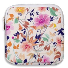 Abstract Floral Background Mini Square Pouch by nateshop