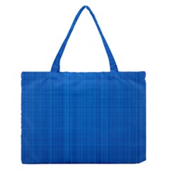 Blue Abstract, Background Pattern Zipper Medium Tote Bag by nateshop