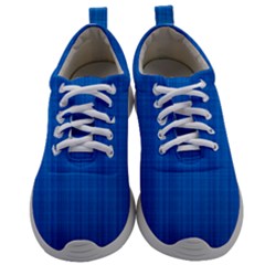 Blue Abstract, Background Pattern Mens Athletic Shoes by nateshop