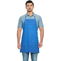 Blue Abstract, Background Pattern Kitchen Apron by nateshop