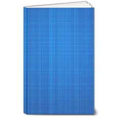 Blue Abstract, Background Pattern 8  X 10  Softcover Notebook