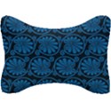 Blue Floral Pattern Floral Greek Ornaments Seat Head Rest Cushion View1