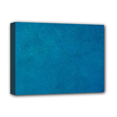 Blue Stone Texture Grunge, Stone Backgrounds Deluxe Canvas 16  X 12  (stretched)  by nateshop