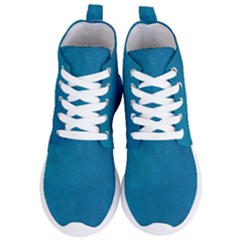 Blue Stone Texture Grunge, Stone Backgrounds Women s Lightweight High Top Sneakers by nateshop