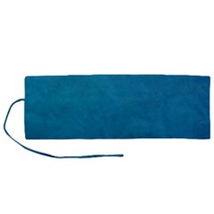 Blue Stone Texture Grunge, Stone Backgrounds Roll Up Canvas Pencil Holder (m) by nateshop