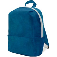 Blue Stone Texture Grunge, Stone Backgrounds Zip Up Backpack