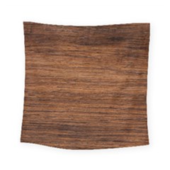 Brown Wooden Texture Square Tapestry (small) by nateshop