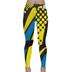 Colorful Abstract Background Art Classic Yoga Leggings by nateshop