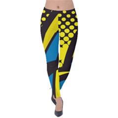 Colorful Abstract Background Art Velvet Leggings