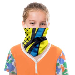 Colorful Abstract Background Art Face Covering Bandana (kids) by nateshop