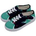 Colorful Background, Material Design, Geometric Shapes Kids  Classic Low Top Sneakers View2