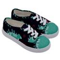 Colorful Background, Material Design, Geometric Shapes Kids  Classic Low Top Sneakers View3