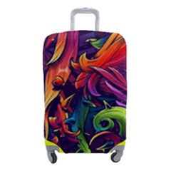 Colorful Floral Patterns, Abstract Floral Background Luggage Cover (small) by nateshop