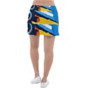 Colorful Paint Strokes Classic Tennis Skirt View2