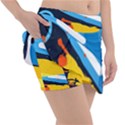 Colorful Paint Strokes Classic Tennis Skirt View3