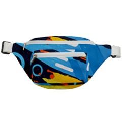 Colorful Paint Strokes Fanny Pack by nateshop