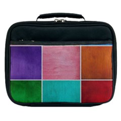 Colorful Squares, Abstract, Art, Background Lunch Bag by nateshop