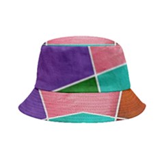 Colorful Squares, Abstract, Art, Background Bucket Hat