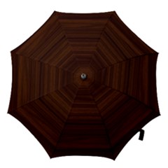 Dark Brown Wood Texture, Cherry Wood Texture, Wooden Hook Handle Umbrellas (large) by nateshop