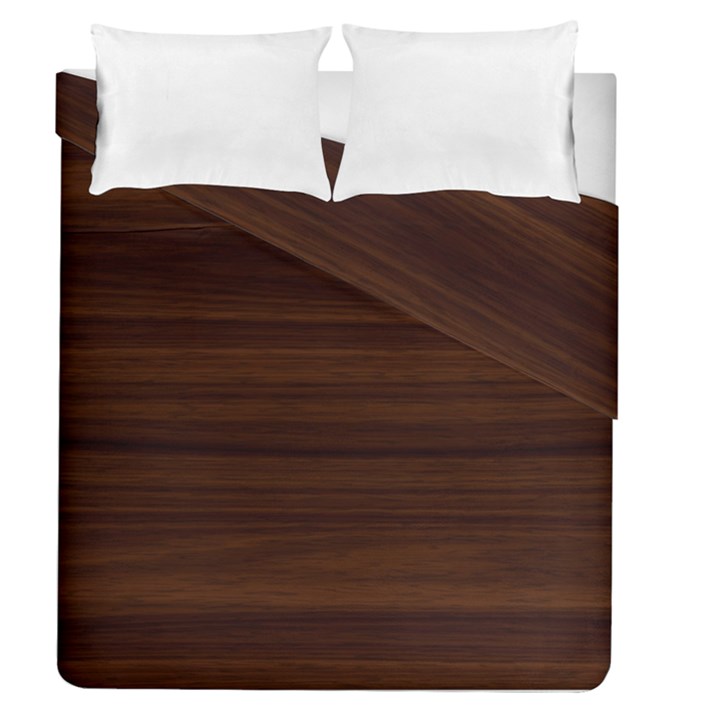 Dark Brown Wood Texture, Cherry Wood Texture, Wooden Duvet Cover Double Side (Queen Size)