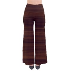 Dark Brown Wood Texture, Cherry Wood Texture, Wooden So Vintage Palazzo Pants