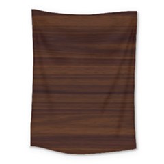 Dark Brown Wood Texture, Cherry Wood Texture, Wooden Medium Tapestry by nateshop