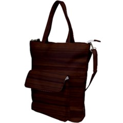 Dark Brown Wood Texture, Cherry Wood Texture, Wooden Shoulder Tote Bag by nateshop