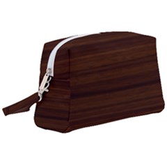 Dark Brown Wood Texture, Cherry Wood Texture, Wooden Wristlet Pouch Bag (large) by nateshop