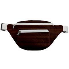 Dark Brown Wood Texture, Cherry Wood Texture, Wooden Fanny Pack by nateshop