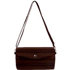 Dark Brown Wood Texture, Cherry Wood Texture, Wooden Removable Strap Clutch Bag by nateshop