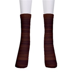 Dark Brown Wood Texture, Cherry Wood Texture, Wooden Crew Socks