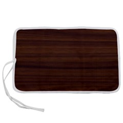 Dark Brown Wood Texture, Cherry Wood Texture, Wooden Pen Storage Case (l) by nateshop