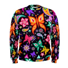 Floral Butterflies Men s Sweatshirt by nateshop