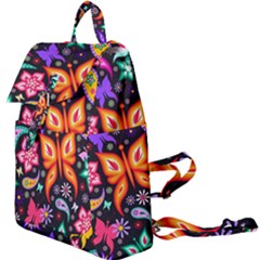 Floral Butterflies Buckle Everyday Backpack by nateshop