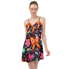 Floral Butterflies Summer Time Chiffon Dress by nateshop