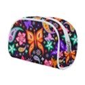 Floral Butterflies Make Up Case (Small) View2