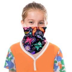 Floral Butterflies Face Covering Bandana (kids) by nateshop