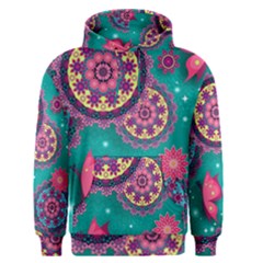 Floral Pattern, Abstract, Colorful, Flow Men s Core Hoodie by nateshop